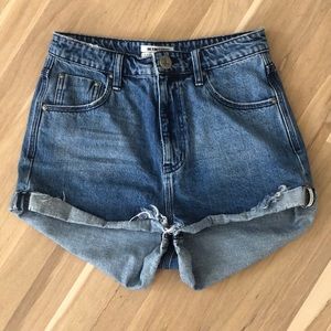 One Teaspoon High waisted Bandit Short Size 28